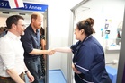 Prince Harry tells nurses they are ‘changing lives’ during visit to Birmingham Children’s Hospital