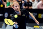 Prince Harry plays pickleball as rumours swirl around his family’s arrival in the UK