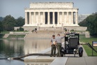 Trump’s Reflecting Pool is being drained again as troubled revamp drags on