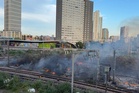 London train station closed as firefighters tackle blaze amid warning over ‘extreme’ wildfire risk
