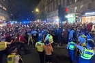 Edgware Road chaos as police clash with fans after France World Cup win