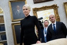 Trump aide Natalie Harp may be known for ‘running on foot’ behind his golf cart — but she wields astonishing influence, Haberman reveals