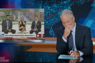 Jon Stewart can’t hold in the laughter after Fox can’t keep Trump on topic during phone interview