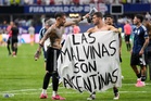 UK urges FIFA to investigate Argentina over Falklands banner at World Cup