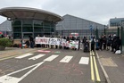 We are on right side of history, say protesters in defence factory blockade