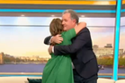 Piers Morgan makes Good Morning Britain return as he hugs Susanna Reid