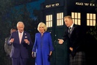 Charles and Camilla emerge from Tardis at Commonwealth Games opening ceremony