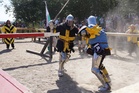 With swords, axes and shields, fighters go head-to-head in medieval combat world championship