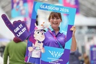 Lorraine Kelly gets ‘stuck in’ as Commonwealth Games volunteer in Glasgow
