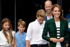 Prince William and Kate Middleton make rare outing with all three kids