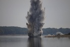 Romanian navy carries out Danube controlled explosions to help cool nuclear power plant