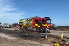 Firefighters forced to escort dog walkers away from wildfire scorched Dunwich Heath