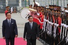 Leader of Myanmar's military-backed government arrives in Thailand seeking political legitimacy
