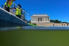 Trump says Reflecting Pool vandalism ‘probably’ inspired by old foe