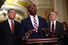 Trump ally Sen. Tim Scott pressed on Abdul El-Sayed adverts