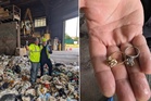 Two lost heirloom rings found after desperate search through 20,000lb of trash
