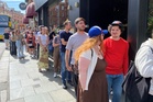 Hundreds queue in Dublin street to buy glasses to watch rare eclipse