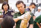 Authorities in Vietnam discover more than a ton of concealed ivory illegally shipped from Africa