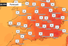 Mapped: Where temperatures could reach 33C as mercury falls slightly after hottest day of the year