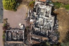 Drone footage shows Stourbridge houses gutted by fire