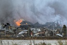 Huge inferno engulfs ‘Russian Amazon’ Wildberries after Ukraine’s largest ever drone strike
