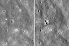 Nasa photos show moon crater carved by SpaceX rocket collision
