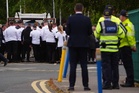 Heavy police presence as funerals held for two teens killed in wrong-way motorway crash