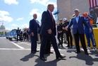Trump leads the IndyCar prerace in the Beast before cars zoom through Washington's streets
