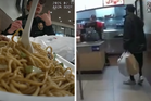 Wanted suspect arrested after cops spot him wandering into Panda Express during their lunch break