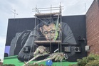 Scaffolding put back up at site of viral Ronnie O’Sullivan mural