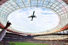 Watch as planes perform dramatic low flyover at Cape Town rugby match