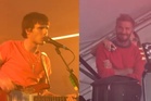 Proud David and Victoria Beckham watch from side of stage as son Cruz makes Reading Festival debut