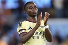 Bukayo Saka sends two-word message to Arsenal’s rivals after winner against Aston Villa