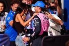 Pierre Gasly checkmates George Russell on chess board and Monza track