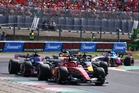 Charles Leclerc crashes out of the Italian Grand Prix