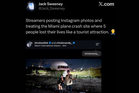 Livestreamer who filmed and took selfies at deadly Amazon plane crash site in Miami is unrepentant