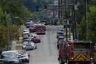 Southern California authorities respond to a leak of an unknown chemical from a tank