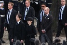 William walks in funeral procession in honour of King Harald V of Norway