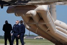 Air Force One's inflatable slide temporarily delays Trump's departure for GOP soiree in Texas