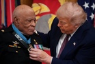Trump bemoans not being able to give himself the Medal of Honor