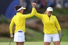 Europe and USA set for singles shootout in tight Solheim Cup tussle