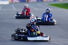Max Verstappen overtakes 100 amateurs in exhibition go-kart race at Silverstone