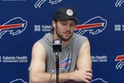 Buffalo Bills QB Josh Allen gets freaked by spider at press conference