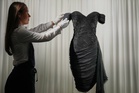 Back in black: Princess Diana's 'revenge dress' goes on show ahead of Sotheby's auction