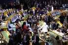 Netanyahu calls delegates ‘moral cowards’ during mass walkout at UN speech