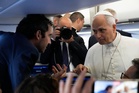 Pope Leo XIV affirms need for media when asked about Trump ban at White House