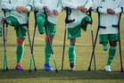 Photos of new amputee soccer league as it kicks off in Bucharest