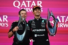 George Russell beats Max Verstappen after dramatic Azerbaijan GP finish