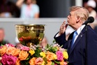 Trump in bizarre handshake exchange with Australian golfer at Presidents Cup