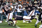 Did the Philadelphia Eagles win against the Chicago Bears last night?